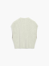 Utility Cable Knit Sweater Vest